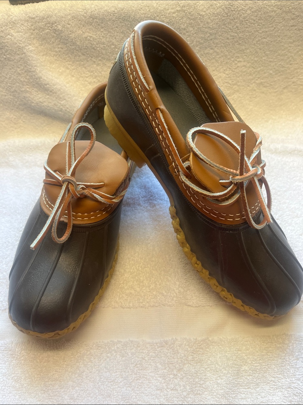 L.L. Bean Brown And Tan Duck Shoes